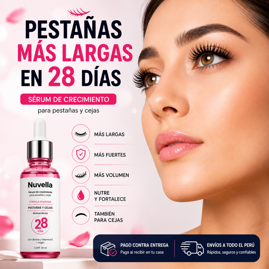 NUVELLA - SERUM DE PESTAÑAS Y CEJAS